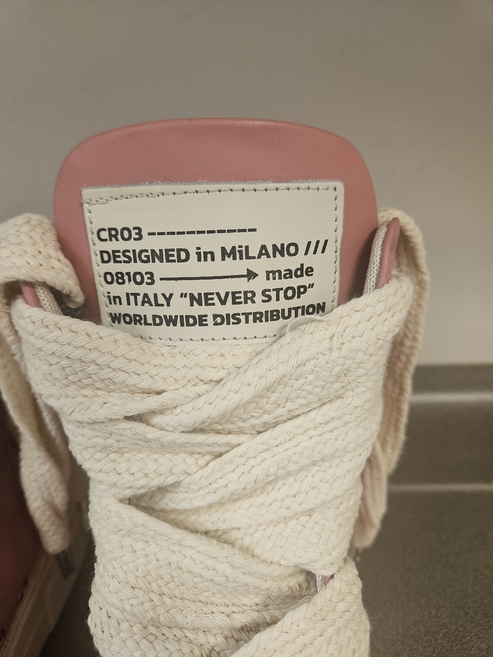 High-Top Platform Sneakers - Pink/White - Picture 2 of 14